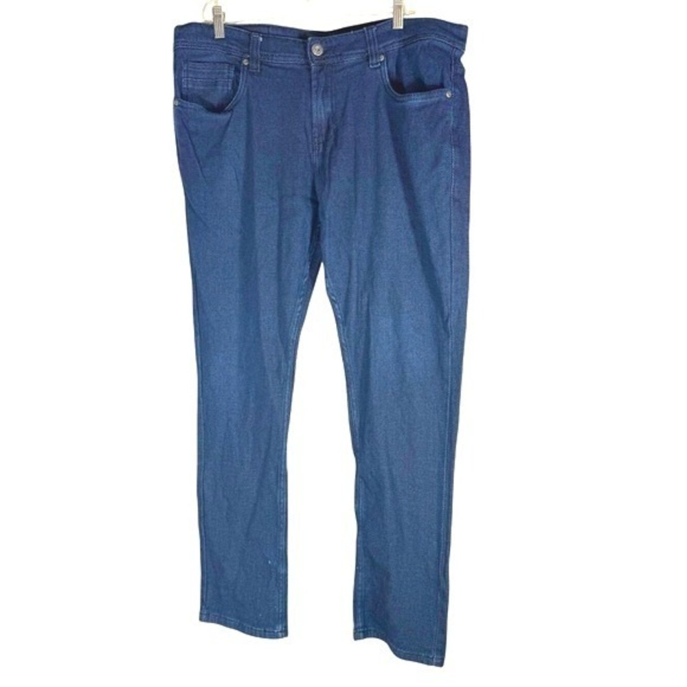 Cultura 38/32 Men's Skinny Dark Blue Stretch Jeans dot print